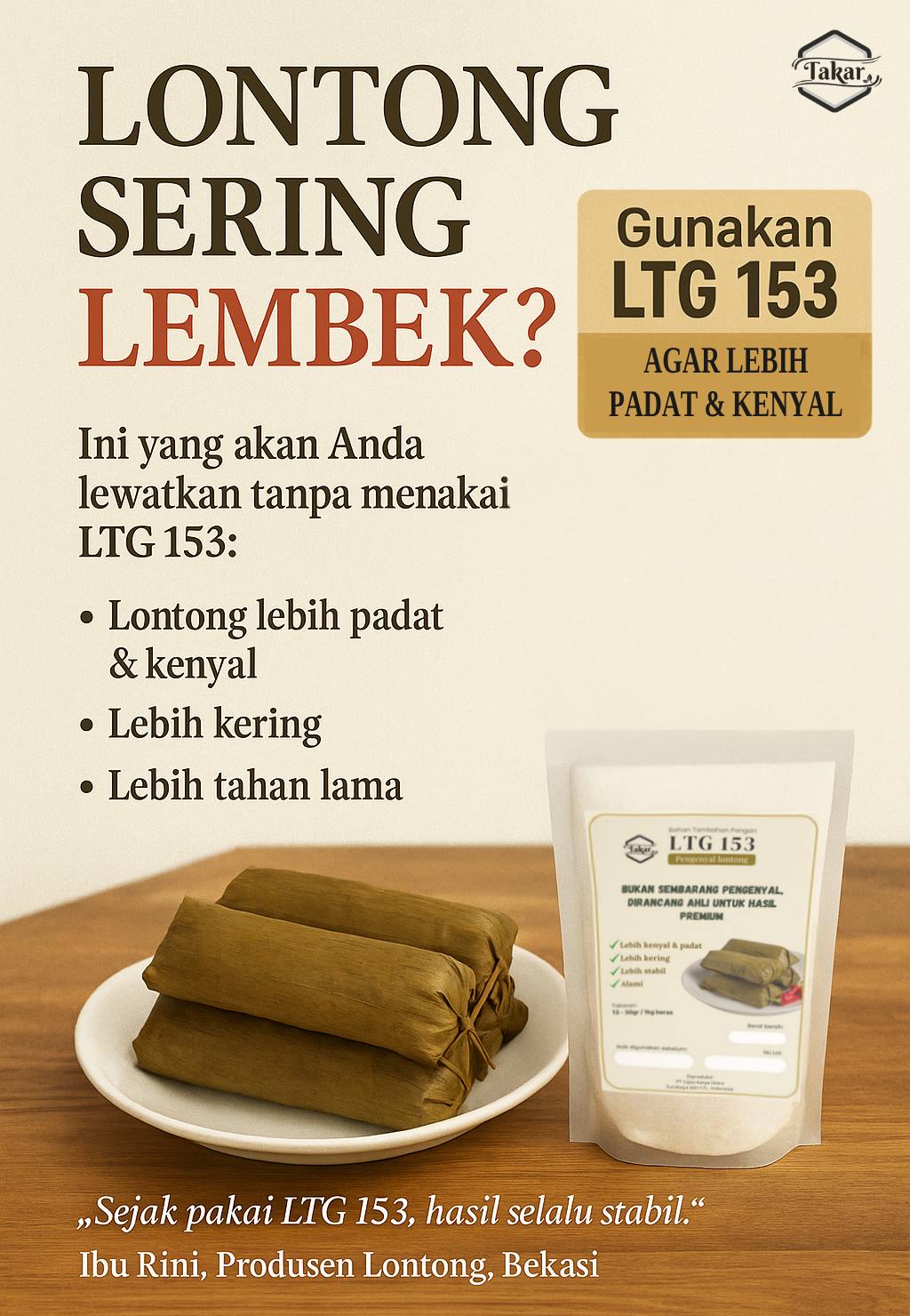 Pengenyal lontong LTG 153